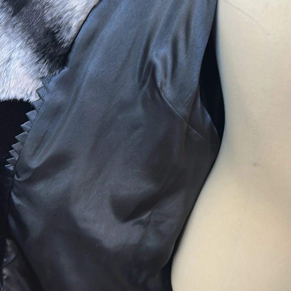 ⭐️SALE⭐️ Rachel Zoe Black Faux Fur Coat NWOT - Picture 11 of 17